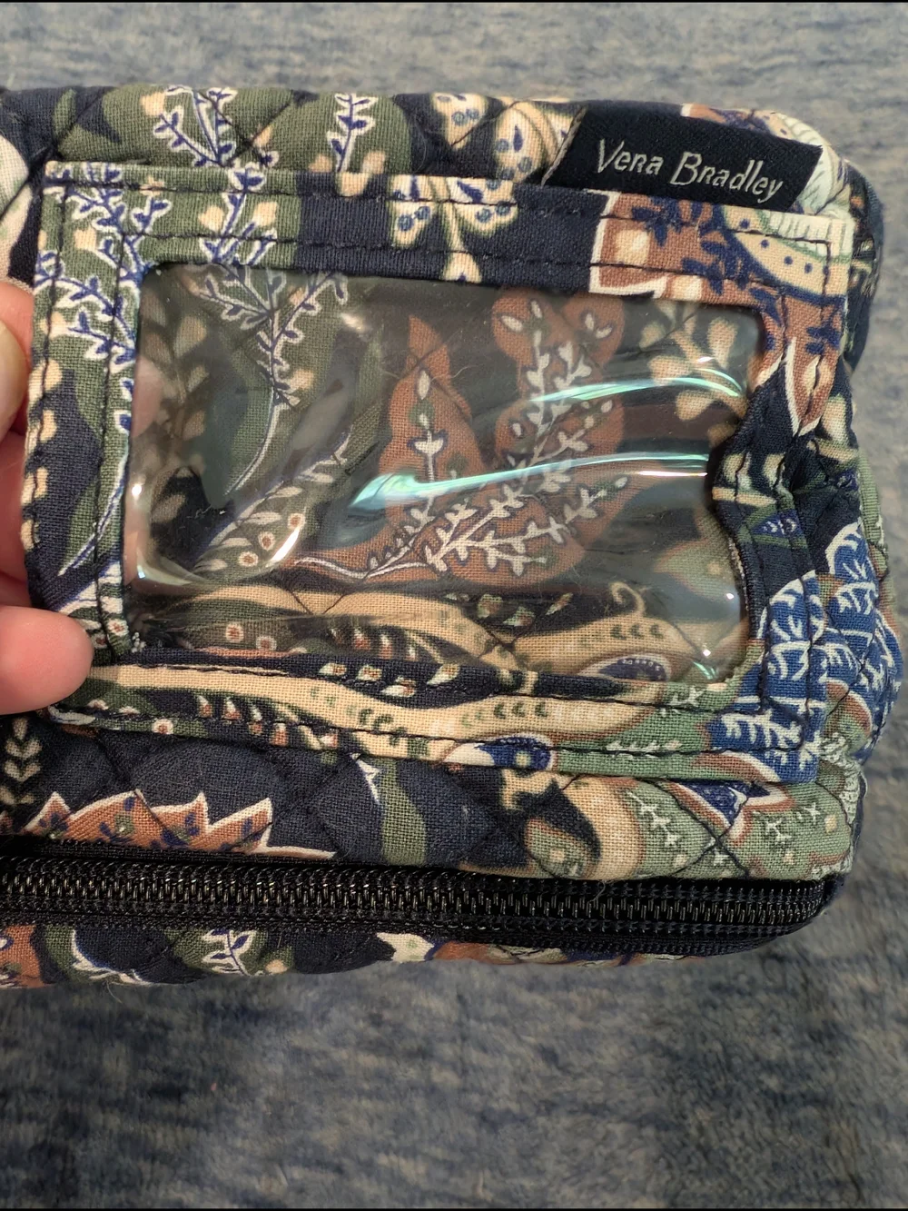 Vera Bradley Insulated Navy Camofloral Lunch Bag